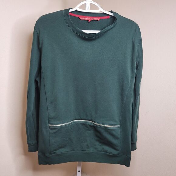 Universal Standard Women's XS Equator Crew Sweatshirt Pullover Green Size - Picture 1 of 9